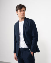 Cargar imagen en el visor de la galería, URDIN KOLOREKO JAKA AMERIKAR ESTILO ETA FORRU GABEKOA