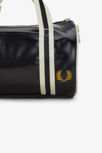 Cargar imagen en el visor de la galería, BOLSA BARREL MINI NEGRA/CRUDA
