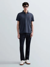 Cargar imagen en el visor de la galería, POLO DE PIQUÉ DE ALGODÓN CON BORDADO R DARK NAVY