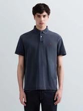 Cargar imagen en el visor de la galería, POLO DE PIQUÉ DE ALGODÓN CON BORDADO R DARK NAVY