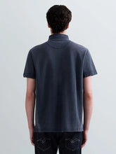 Cargar imagen en el visor de la galería, POLO DE PIQUÉ DE ALGODÓN CON BORDADO R DARK NAVY