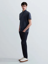 Cargar imagen en el visor de la galería, POLO DE PIQUÉ DE ALGODÓN CON BORDADO R DARK NAVY