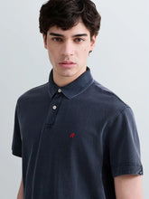 Cargar imagen en el visor de la galería, POLO DE PIQUÉ DE ALGODÓN CON BORDADO R DARK NAVY