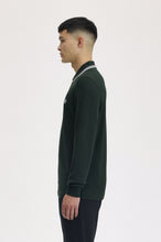 Cargar imagen en el visor de la galería, POLO FRED PERRY MANGA LARGA VERDE