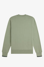 Cargar imagen en el visor de la galería, SUDADERA C. REDONDO FRED PERRY VERDE