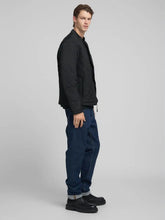 Cargar imagen en el visor de la galería, CAZADORA ACOLCHADA CON CREMALLERA COMPLETA NEGRA