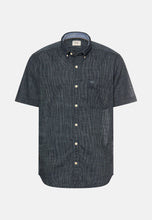 Cargar imagen en el visor de la galería, CAMISA MC MIL RAYA MARINO