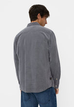 Cargar imagen en el visor de la galería, CAMISA PANA CORTADA GRIS