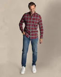 Cargar imagen en el visor de la galería, CAMISA DE ALGODÓN A CUADROS ROJOS