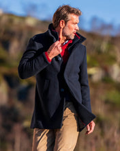 Cargar imagen en el visor de la galería, ABRIGO LANA AZUL