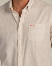 Cargar imagen en el visor de la galería, CAMISA LINO CRUDA