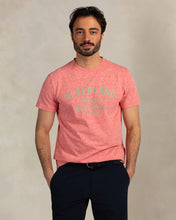 Cargar imagen en el visor de la galería, CAMISETA FRESA JASPEADA CON LOGO