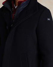 Cargar imagen en el visor de la galería, ABRIGO LANA AZUL