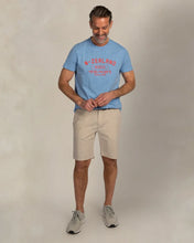 Cargar imagen en el visor de la galería, CAMISETA AZUL JASPEADO CON LOGO