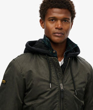 Cargar imagen en el visor de la galería, CAZADORA BOMBER VERDE OSCURO