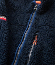 Cargar imagen en el visor de la galería, FORRO POLAR CON CREMALLERA MARINO
