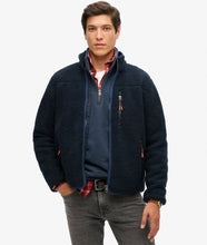 Cargar imagen en el visor de la galería, FORRO POLAR CON CREMALLERA MARINO