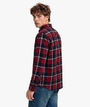 Cargar imagen en el visor de la galería, CAMISA GRUESA ALGODÓN CUADROS ROJOS