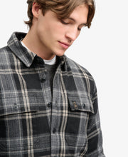 Cargar imagen en el visor de la galería, OVERSHIRT FORRADA CUADROS GRISES