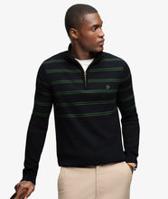 Cargar imagen en el visor de la galería, JERSEY HALF ZIP RAYAS MARINO VERDE