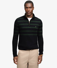 Cargar imagen en el visor de la galería, JERSEY HALF ZIP RAYAS MARINO VERDE