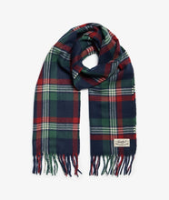 Cargar imagen en el visor de la galería, BUFANDA HERITAGE A CUADROS ROJO VERDE AZUL