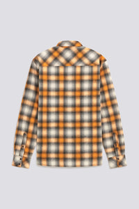 CAMISA KANT CUADROS OCRE
