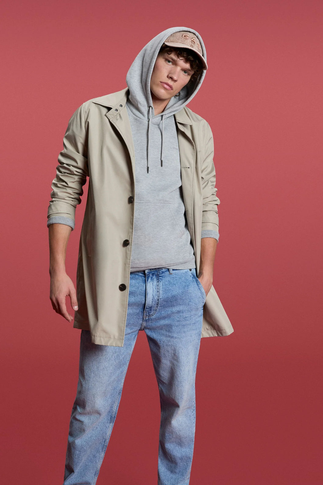 GABARDINA LOCKE BEIGE