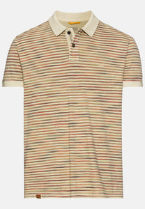 POLO BEIG RAYAS MULTICOLOR