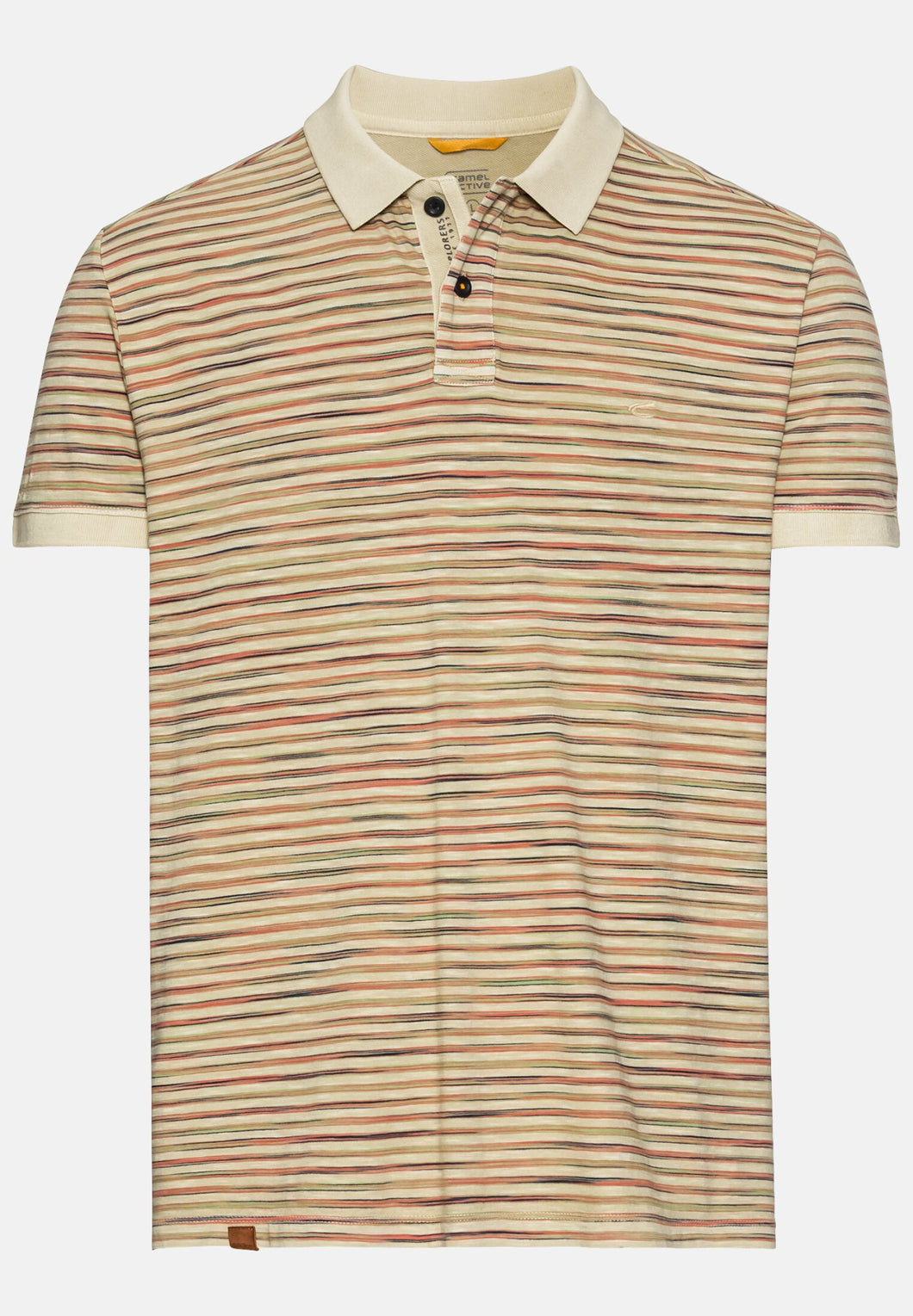 POLO BEIG RAYAS MULTICOLOR