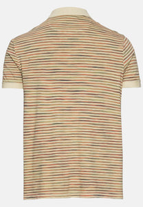 POLO BEIG RAYAS MULTICOLOR