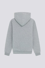 Cargar imagen en el visor de la galería, SUDADERA CERRADA CON CAPUCHA GRIS
