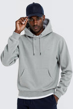 Cargar imagen en el visor de la galería, SUDADERA CERRADA CON CAPUCHA GRIS
