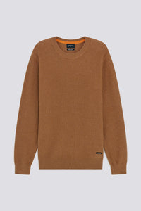 JERSEY CUELLO REDONDO TOSTADO