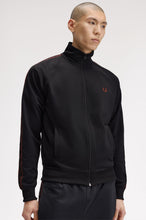 Cargar imagen en el visor de la galería, CHAQUETA CHANDAL CON CINTA CONTRASTADA NEGRA
