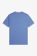 Cargar imagen en el visor de la galería, CAMISETA RIVETE DOS FRANJAS AZULON/MARINO/BLANCA
