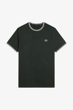 Cargar imagen en el visor de la galería, CAMISETA RIVETE DOS FRANJAS VERDE
