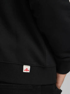 SUDADERA CUELLO REDONDO CON LOGO NEGRA