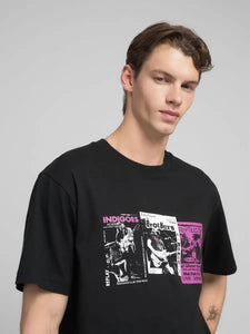 CAMISETA DE ALGODÓN CON ESTAMPADO GRÁFICO
