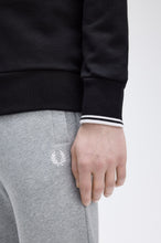 Cargar imagen en el visor de la galería, SUDADERA DE MEDIA CREMALLERA NEGRA

