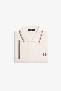 POLO FRED PERRY CRUDO CLARO/PLATEADO/CANELA