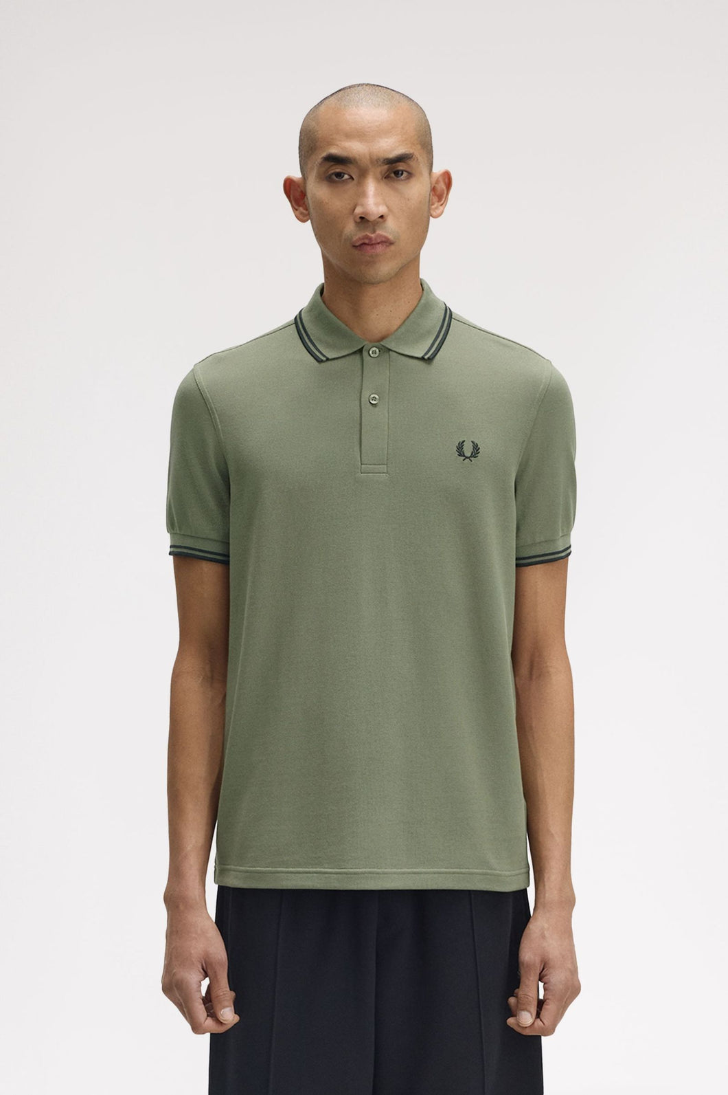 POLO FRED PERRY VERDE LAUREL