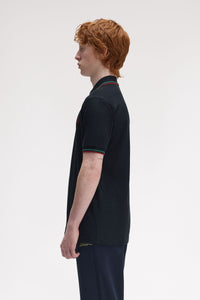POLO FRED PERRY MARINO/ROJO/VERDE