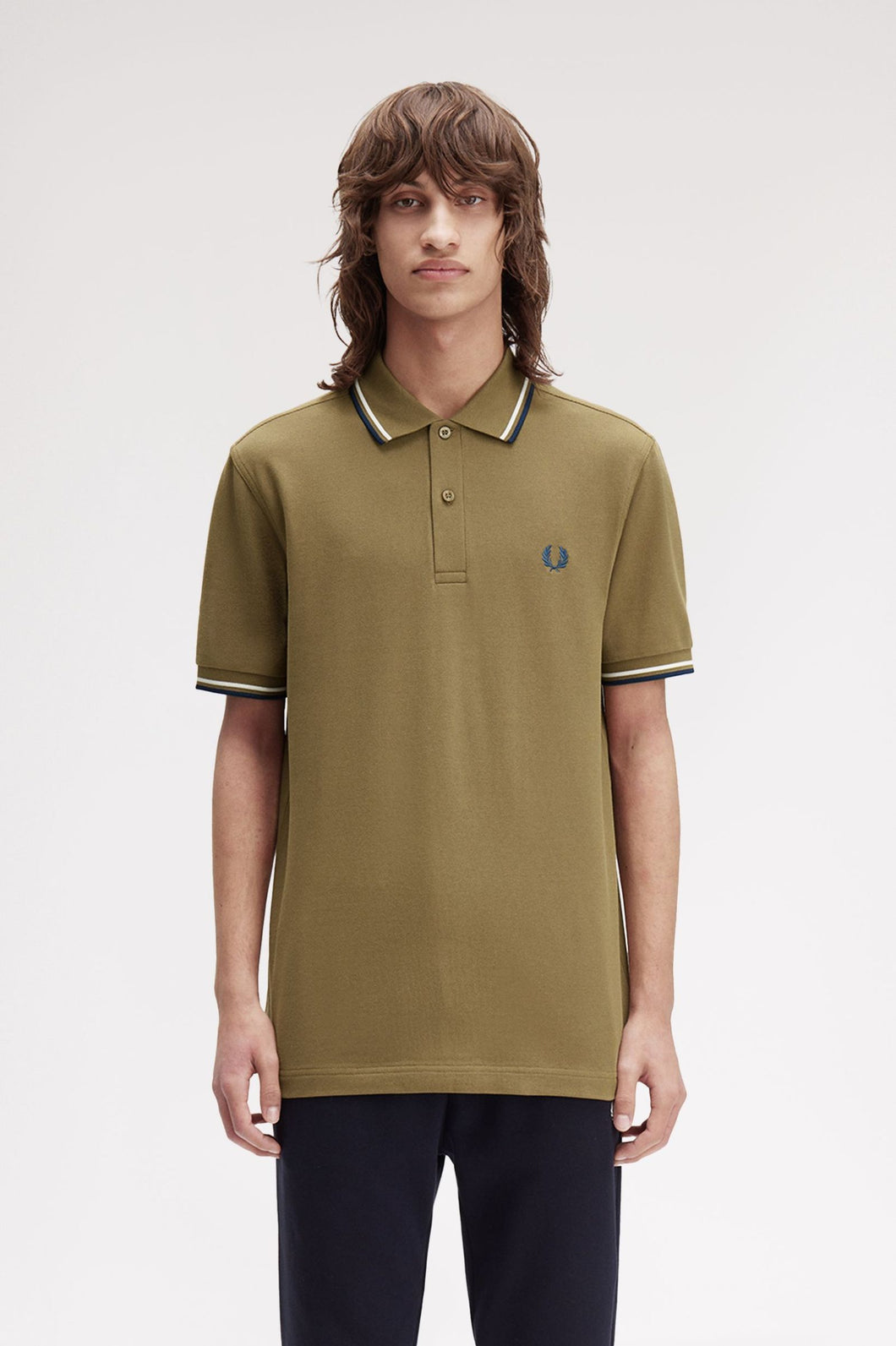 POLO FRED PERRY PIEDRA SOMBREADO