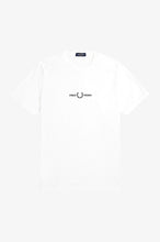 Cargar imagen en el visor de la galería, CAMISETA LOGO EMBROIDERED BLANCA
