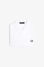 Cargar imagen en el visor de la galería, POLO LISO FRED PERRY BLANCO
