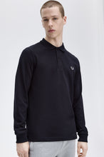 Cargar imagen en el visor de la galería, POLO MANGA LARGA FRED PERRY MARINO
