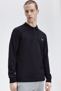 POLO MANGA LARGA FRED PERRY MARINO