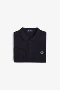 POLO MANGA LARGA FRED PERRY MARINO