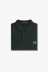 POLO MANGA LARGA FRED PERRY VERDE